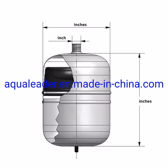 Профессиональный бак термического расширения водонагревателя емкостью 2 галлона США